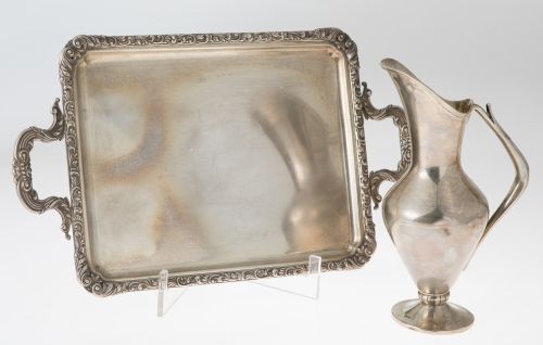 Jarra de plata española ley 916, S. XX