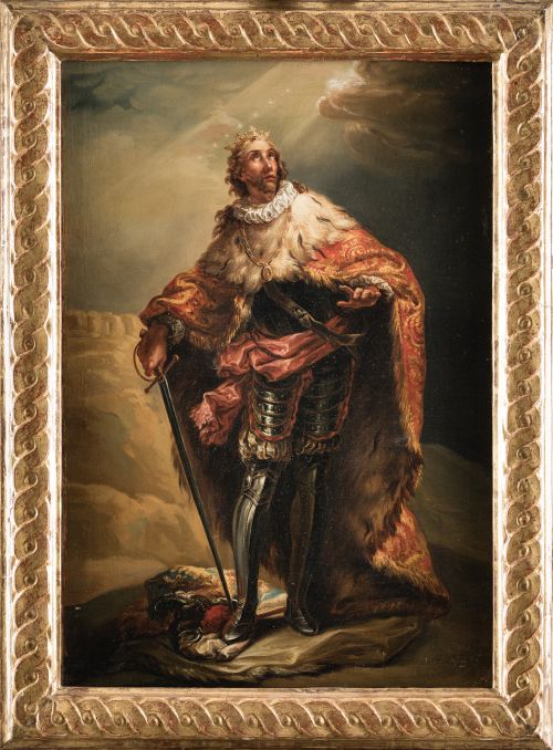 VICENTE LÓPEZ PORTAÑA, "San Fernando", h. 1797, Óleo sobre 