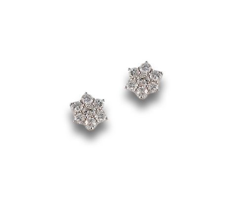 PENDIENTES DE ORO Y DIAMANTES