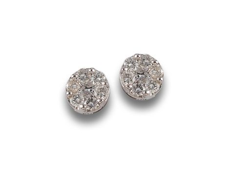 PENDIENTES DE ORO CON DIAMANTES