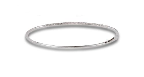 BRAZALETE RÍGIDO DE ORO Y DIAMANTES