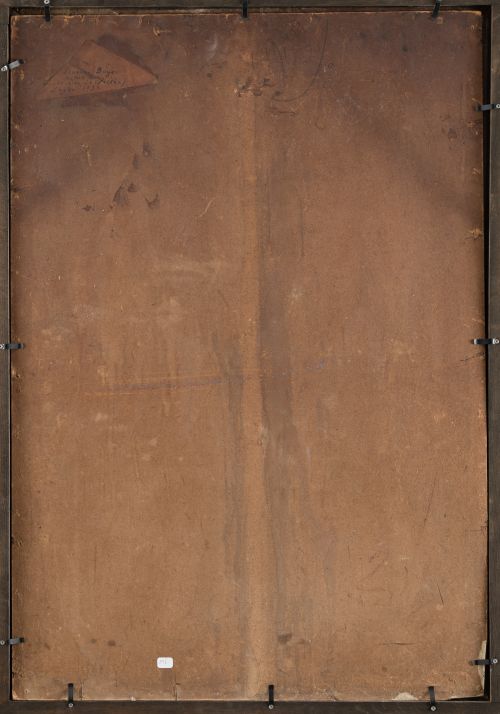 CELSO LAGAR, "Lucienne Boyer", 1932, Óleo sobre cartón pren