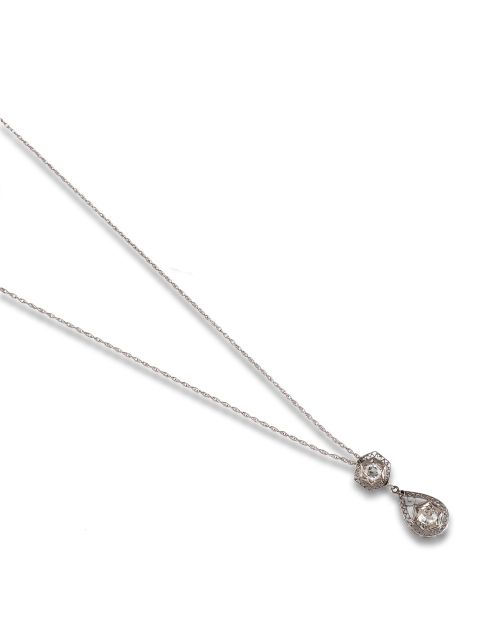 CADENA CON COLGANTES DE ORO BAJO CON DIAMANTES