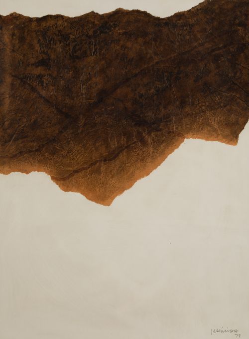 GONZALO CHILLIDA, "Sin título", 1978, Técnica mixta y colla