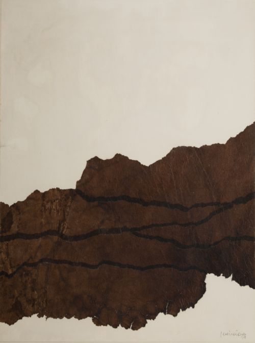 GONZALO CHILLIDA, "Sin título", 1978, Técnica mixta y colla