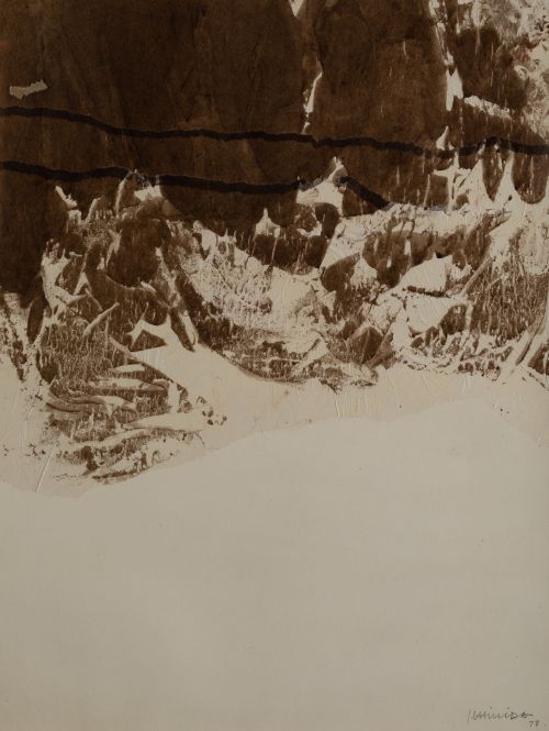 GONZALO CHILLIDA, "Sin título", 1978, Técnica mixta y colla