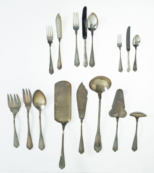 Spanish sterling silver cutlery, 925 fineness