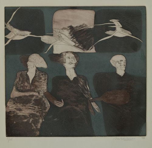 ESCUELA ESPAÑOLA, SPANISH SCHOOL (20TH CENTURY) "Characters