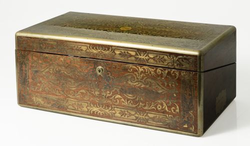 Caja escritorio de mesa de estilo Napoleón III, med. S. XX