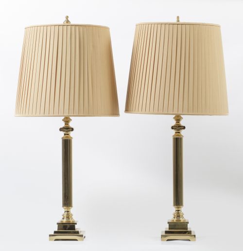 Pareja de lámparas de mesa, S. XX