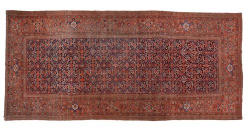 Hand-knotted wool Persian rug, 20th century