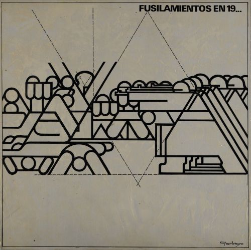 FERMÍN HERNANDEZ GARBAYO, "Fusilamientos en 19..", 1977, Ól