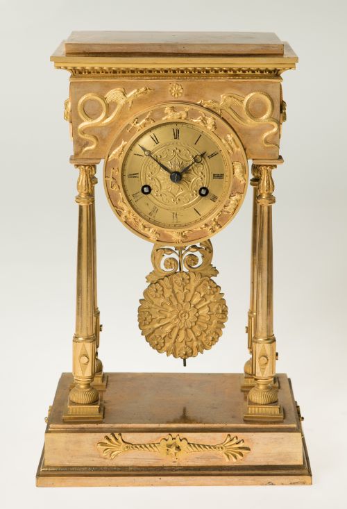 Reloj de pórtico Imperio, Francia, ffs. S. XIX