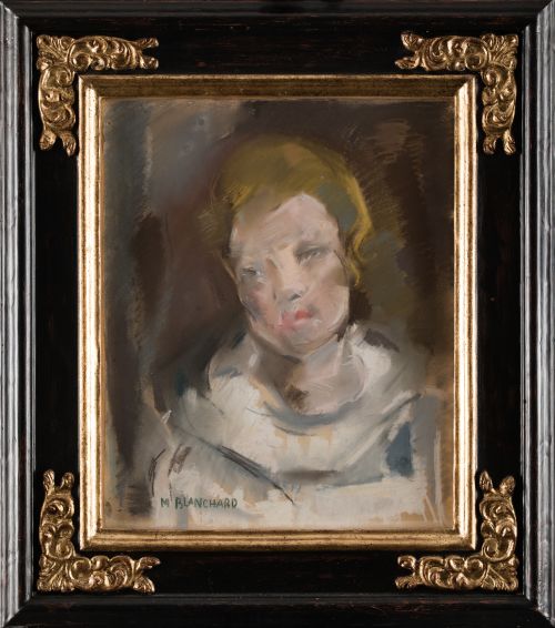 MARÍA BLANCHARD, "Joven", 1926-27, Pastel sobre cartón