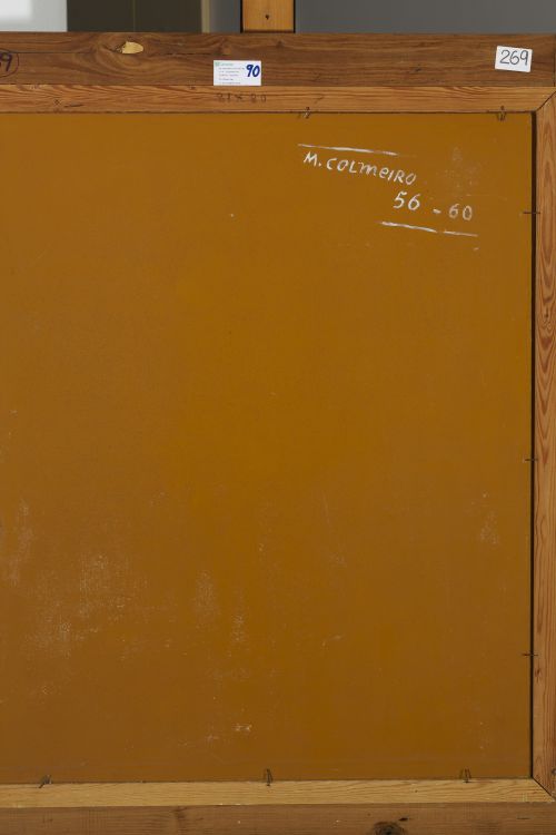 MANUEL  COLMEIRO, "Mujeres con frutas", 1956-60, Óleo sobre