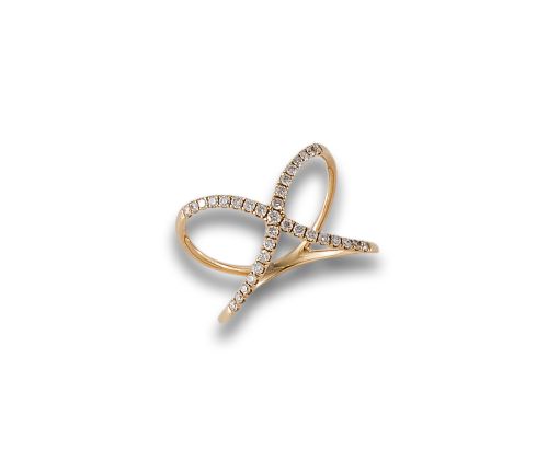 SORTIJA ANIVERSARY ORO Y DIAMANTES LISI FRACCHIA