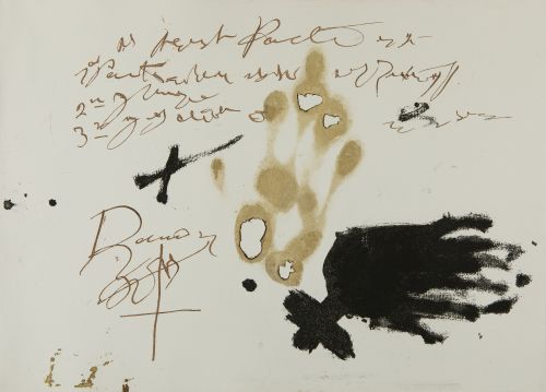 ANTONI TÀPIES, "Llul-Tàpies", 1973-1985, Veinticuatro litog