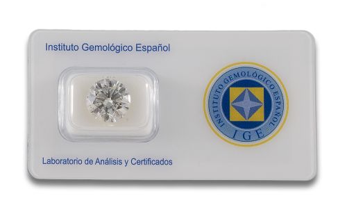 DIAMANTE CERTIFICADO DE 6.45 CT.