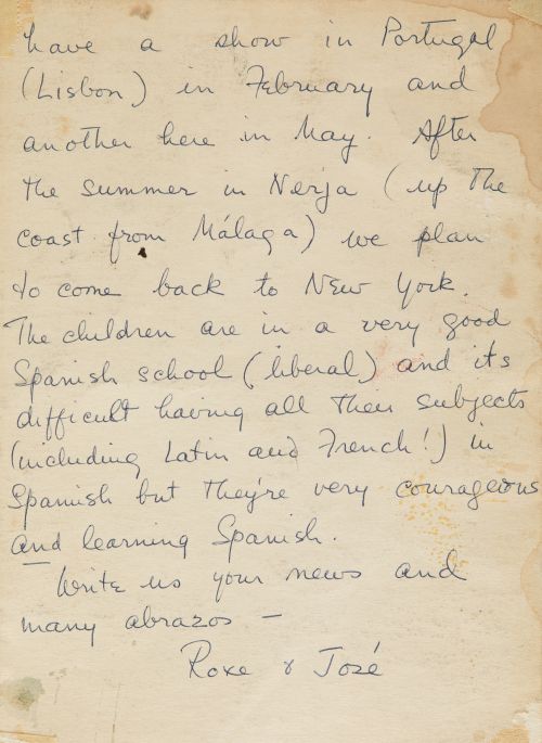 JOSÉ GUERRERO, "Sin título", c.1968, Gouache sobre papel 