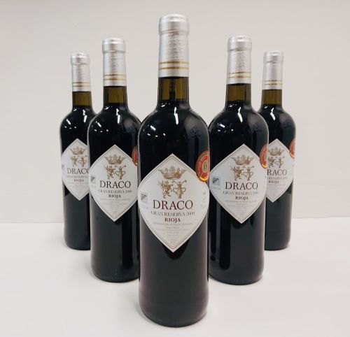 Caja de 6 botellas de 0,75 l de Draco Gran Reserva 2000. Vi