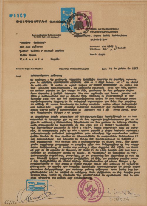  EQUIPO CRÓNICA, "El crimen de Cuenca", 1979, Doce serigraf