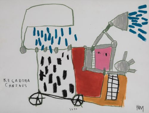 EDGAR PLANS, "Regadora caninus", 2010, Técnica mixta sobre 