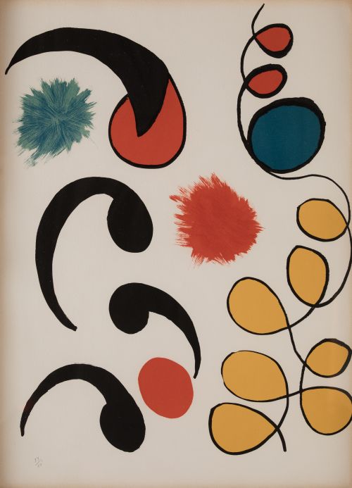 ALEXANDER CALDER, "Sin título", 1975, Litografía