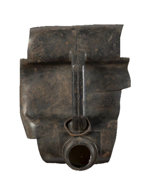 JACQUES YVES BRUEL, "Máscara", Plástico pintado en caja de 