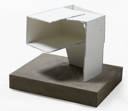EMANUEL TOVAR, "Capilla IX", 2021, Escultura de cartón y ce