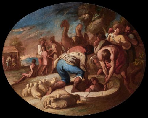 JOSE CAMARON Y BORONAT, "Noé y su familia conducen los anim