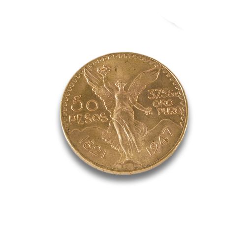 50 MEXICAN PESOS 22K GOLD COIN