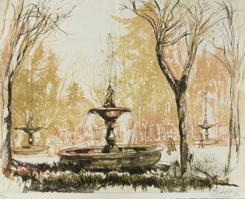 JAVIER CLAVO, JAVIER CLAVO Madrid (1918 / 1994) "Madrid in