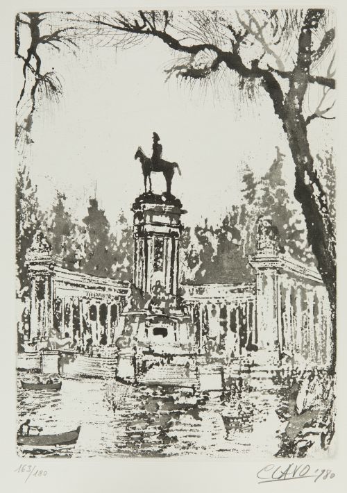 JAVIER CLAVO, JAVIER CLAVO Madrid (1918 / 1994) "Madrid in