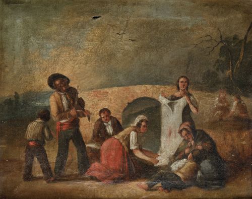 ESCUELA ESPAÑOLA, SPANISH SCHOOL (19th / 20th CENTURIES) "F