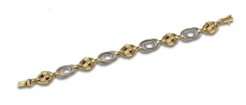 TWO-TONE GOLD BRACELET