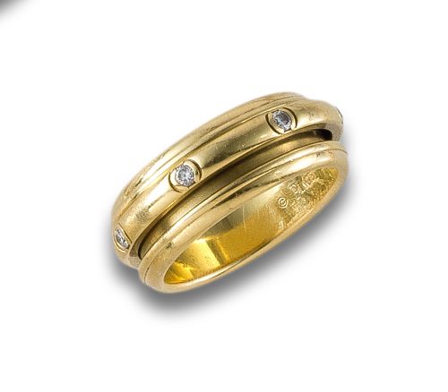 PIAGET GOLD AND DIAMOND RING
