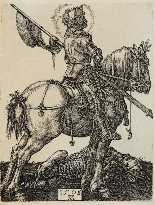 ALBERTO DURERO, "San Jorge a caballo"