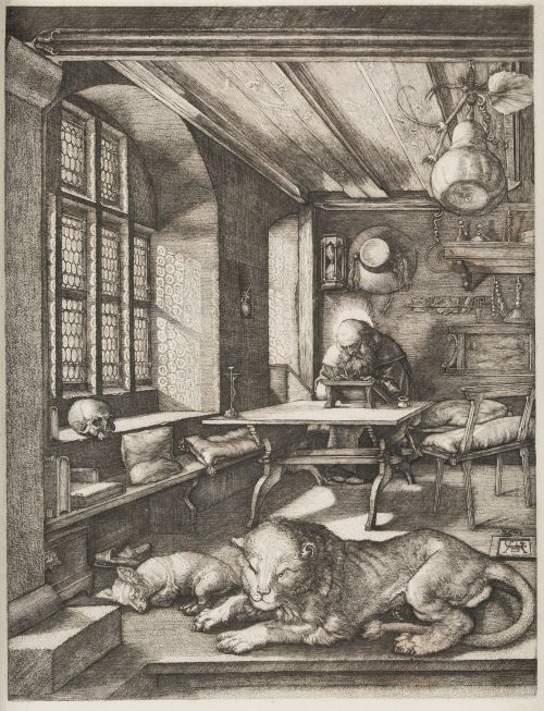 ALBERTO DURERO, "San Jerónimo en su estudio"