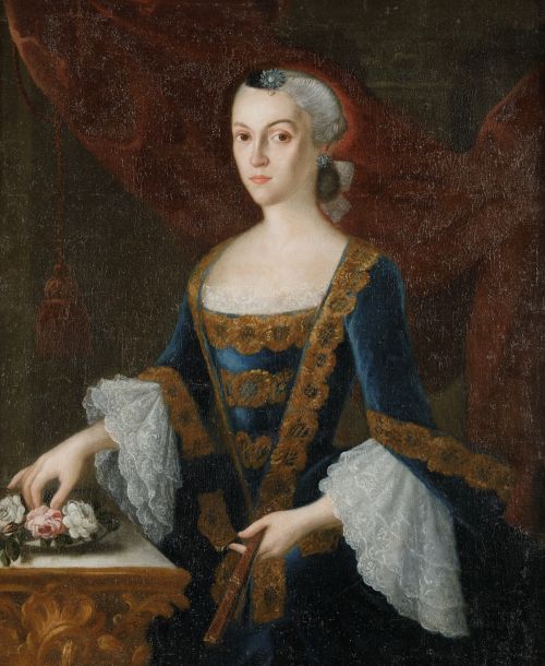 ESCUELA ESPAÑOLA, SPANISH SCHOOL (18th CENTURY) "Portrait o