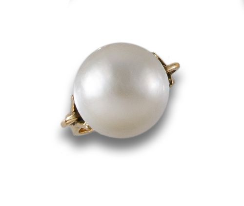 GOLD RING WITH PEARL MABE