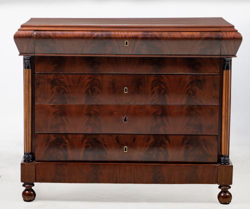 Isabeline writing desk and chest, Spain, 19th century