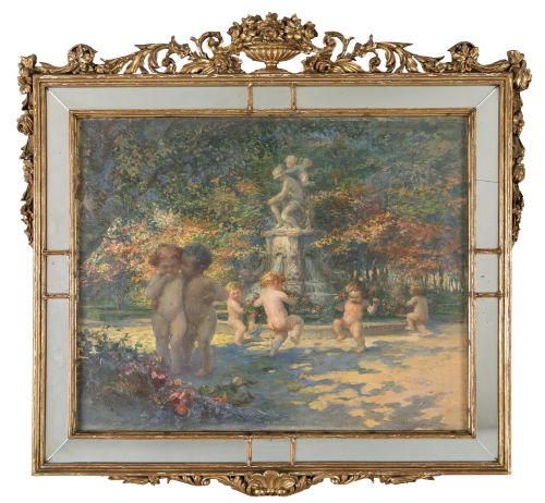 JOSE LLANECES, JOSE LLANECES Madrid (1863 / 1919) "Allegory