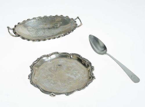 Lot of three silver pieces