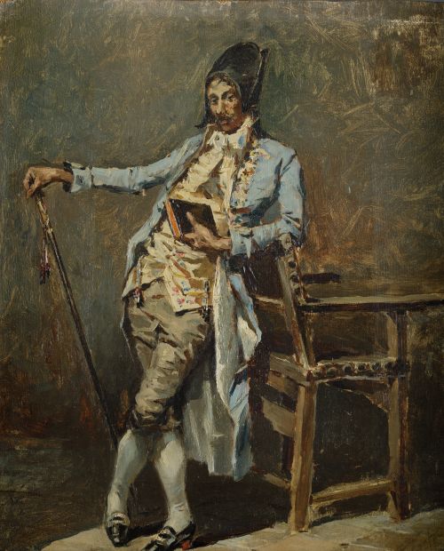 SPANISH SCHOOL (19TH CENTURY) "Gallant Couple"