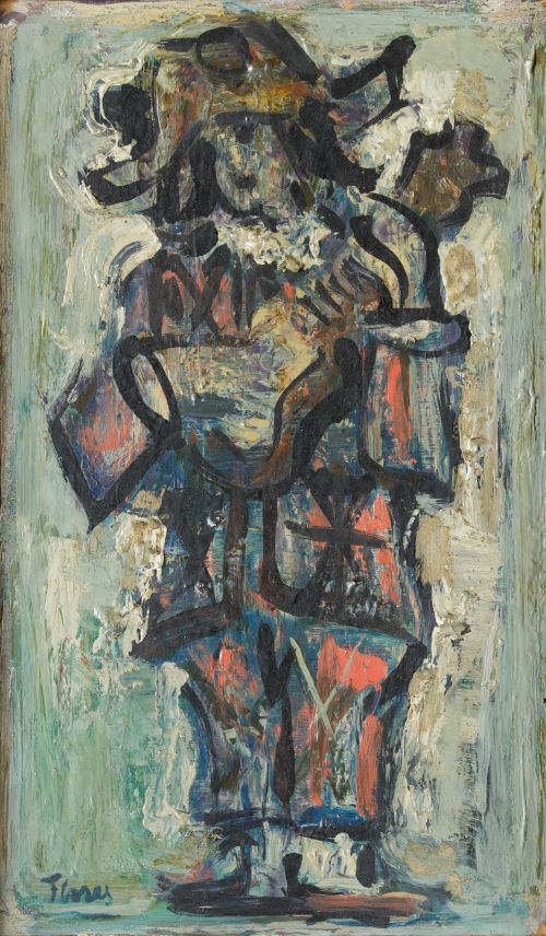 PEDRO FLORES Murcia (1897) / Paris, France (1967) "Harlequi