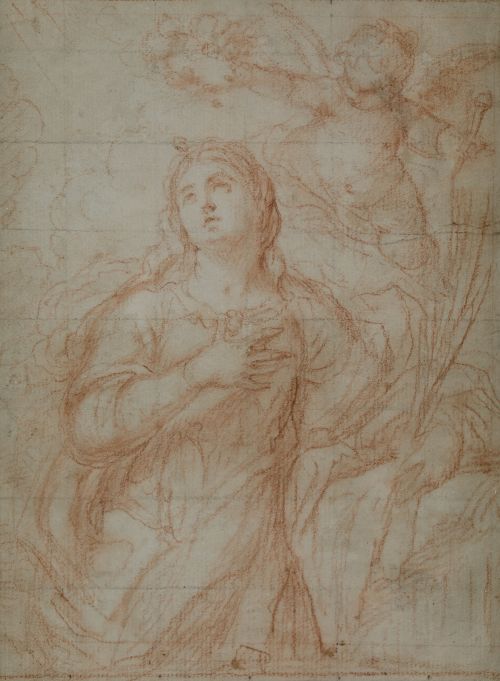 ESCUELA ESPAÑOLA, SPANISH SCHOOL (Late 17th Century) "Holy