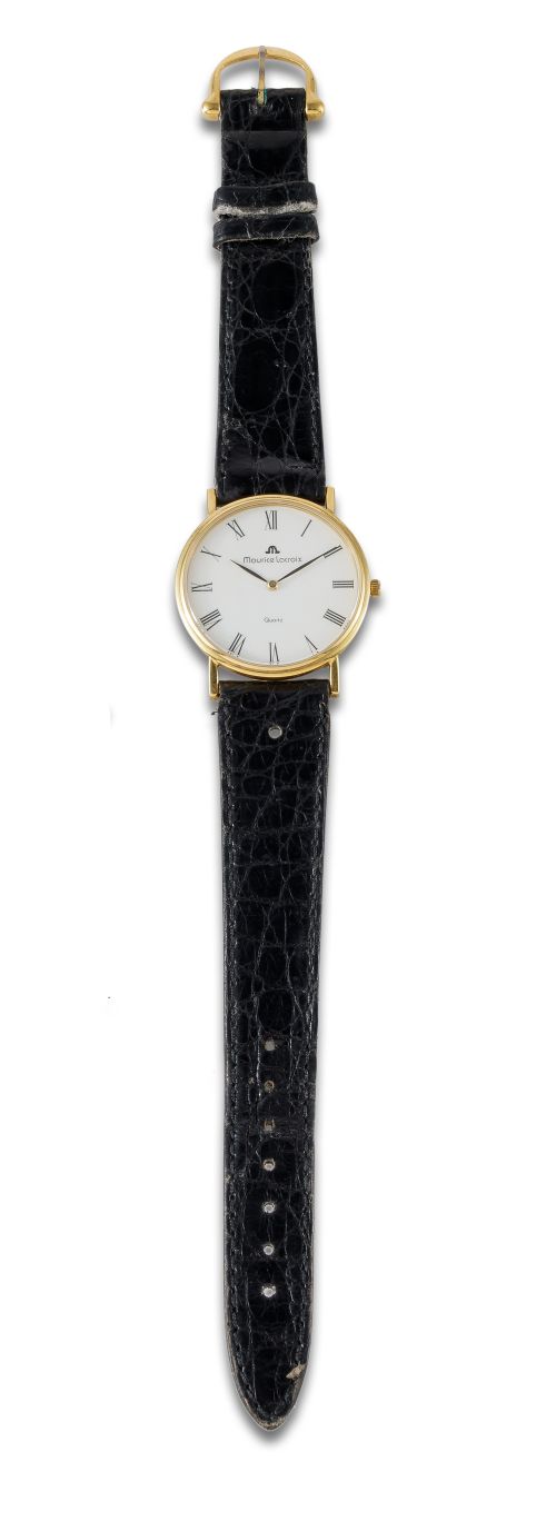 MAURICE LACROIX WATCH IN YELLOW GOLD