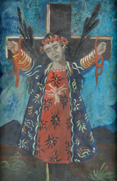 ESCUELA CUZQUEÑA, CUZQUEÑA SCHOOL (20th century) "Child Jes