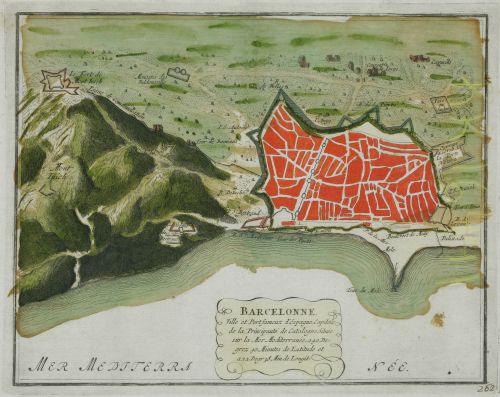 NICOLAS DE FER, NICOLAS DE FER France (1646) / (1720) "Barc