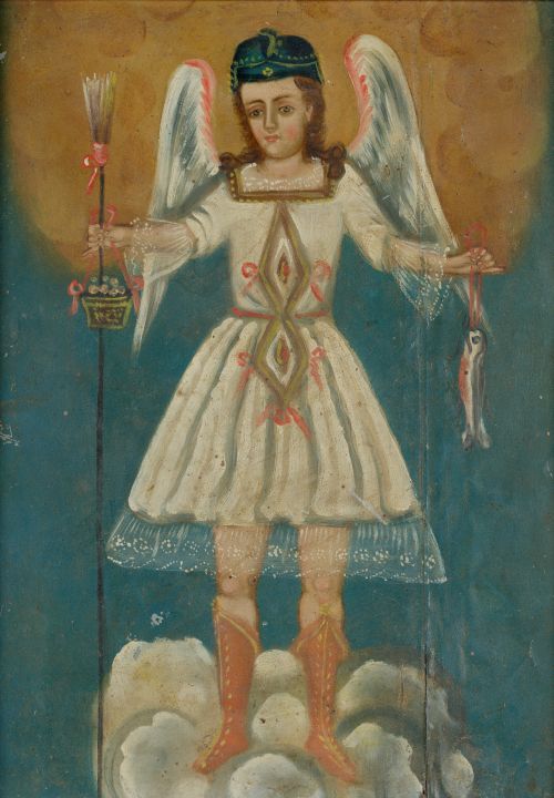 ESCUELA CUZQUEÑA, CUZQUEÑA SCHOOL (20th century) "Saint Raf